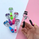 فرمژه شانه دار استیل دسته طرح دار قلبی رنگی