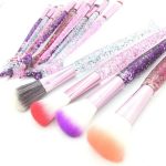 براش آرایش 4 تکه دسته گلیتری طرح ماهی