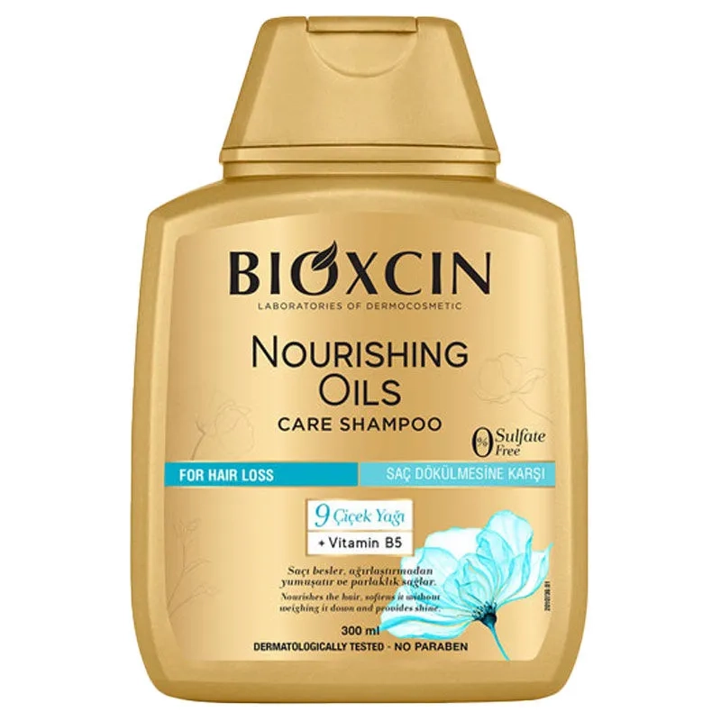 شامپو تقویت کننده و ترمیم کننده بیوکسین مدل Nourishing Oils Care حجم 300 میل