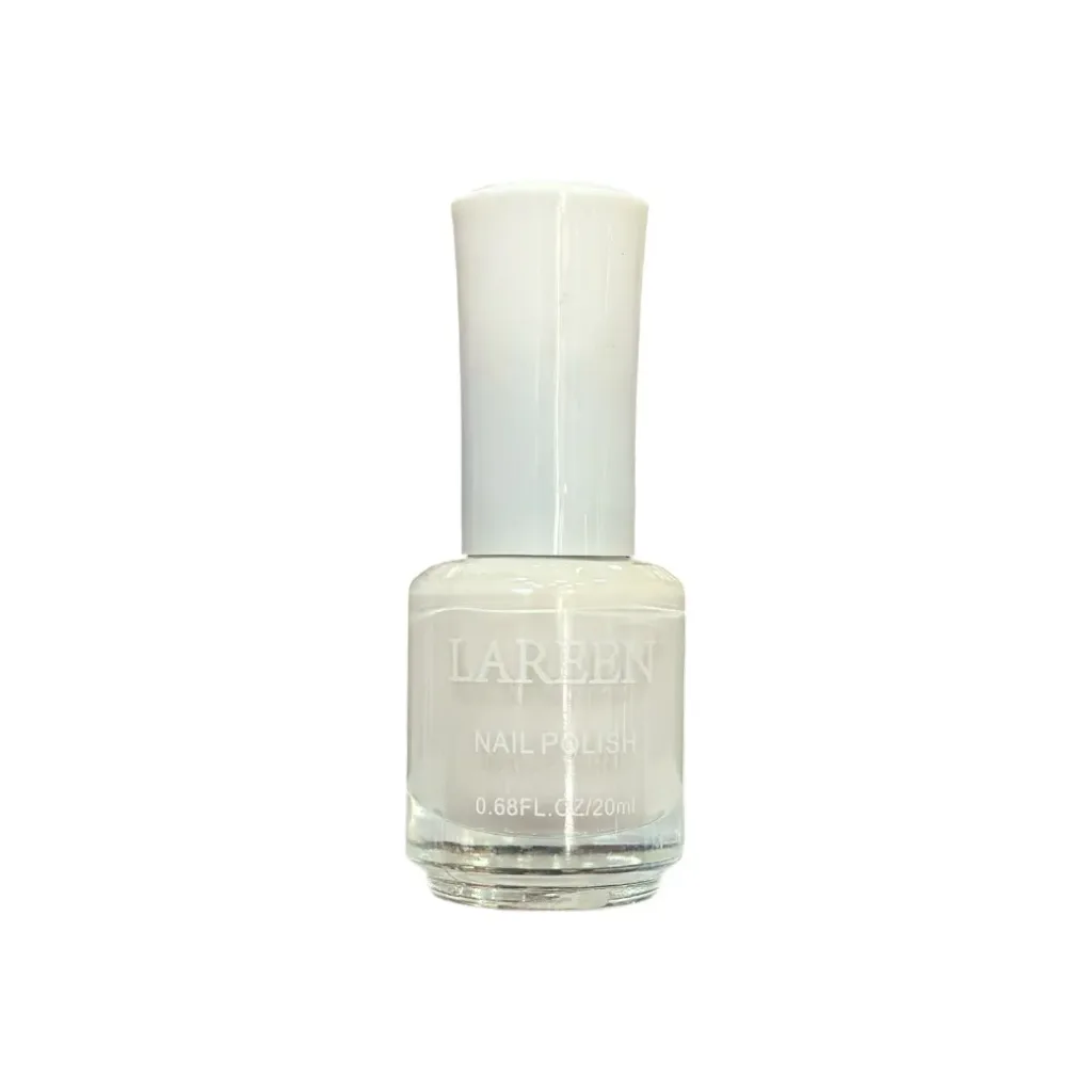 لاک ناخن رنگ سفید برند لارن 20ml