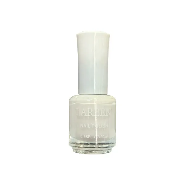 لاک ناخن رنگ سفید برند لارن 20ml