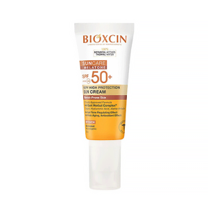 کرم ضد افتاب بی رنگ ضد لک بیوکسین SPF50 حجم 50 میل
