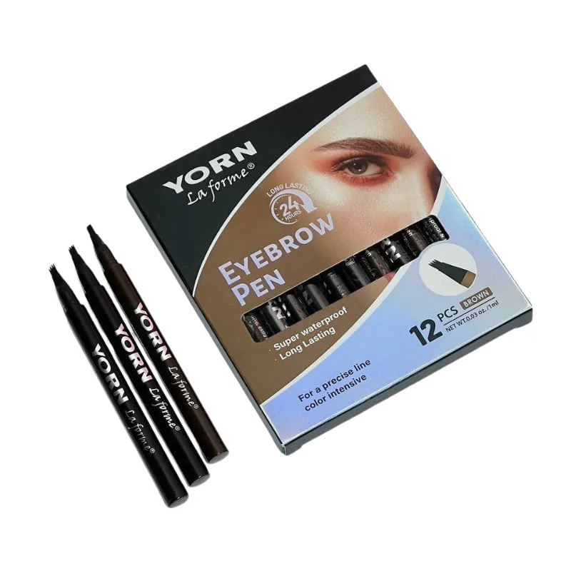 هاشور ابرو ماژیکی چهار خط ضد آب یورن YORN La Forme