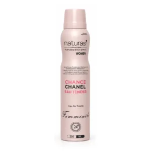 اسپری خوشبو کننده بدن زنانه ناتوراسی مدل Chance Chanel Eau Tendre حجم 200 میل