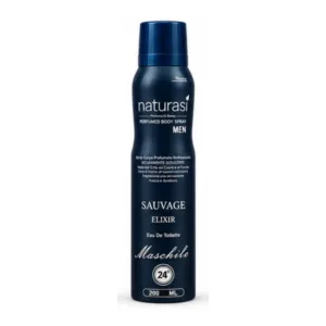 اسپری خوشبو کننده بدن مردانه ناتوراسی مدل Sauvage Elixir حجم 200 میل