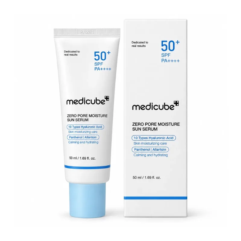 کرم ضد آفتاب رنگی مدی کیوب Medicube مدل PDRN Pink Tone Up SPF50+ حجم 50 میلی لیتر